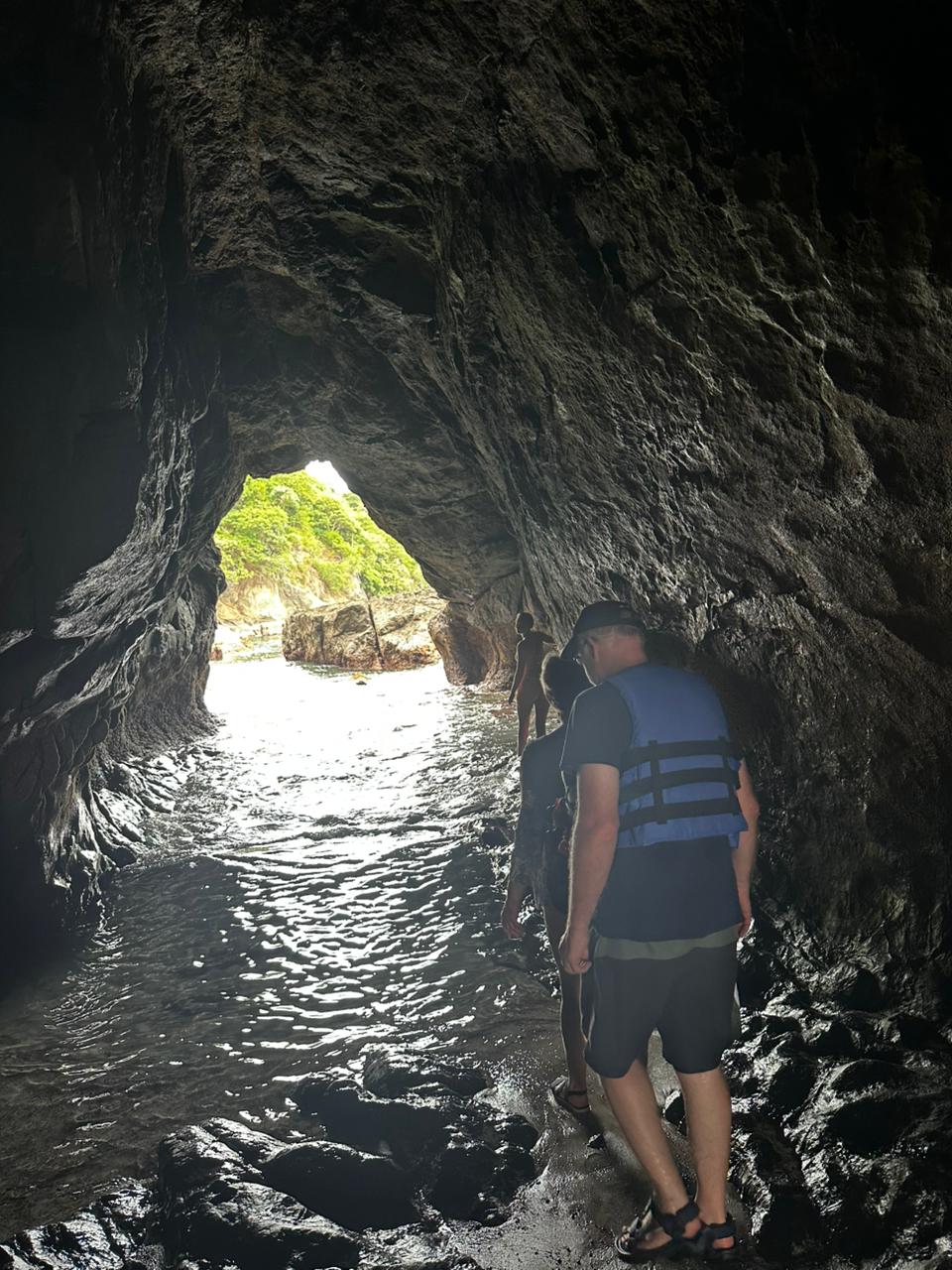 Cave exploration adventure