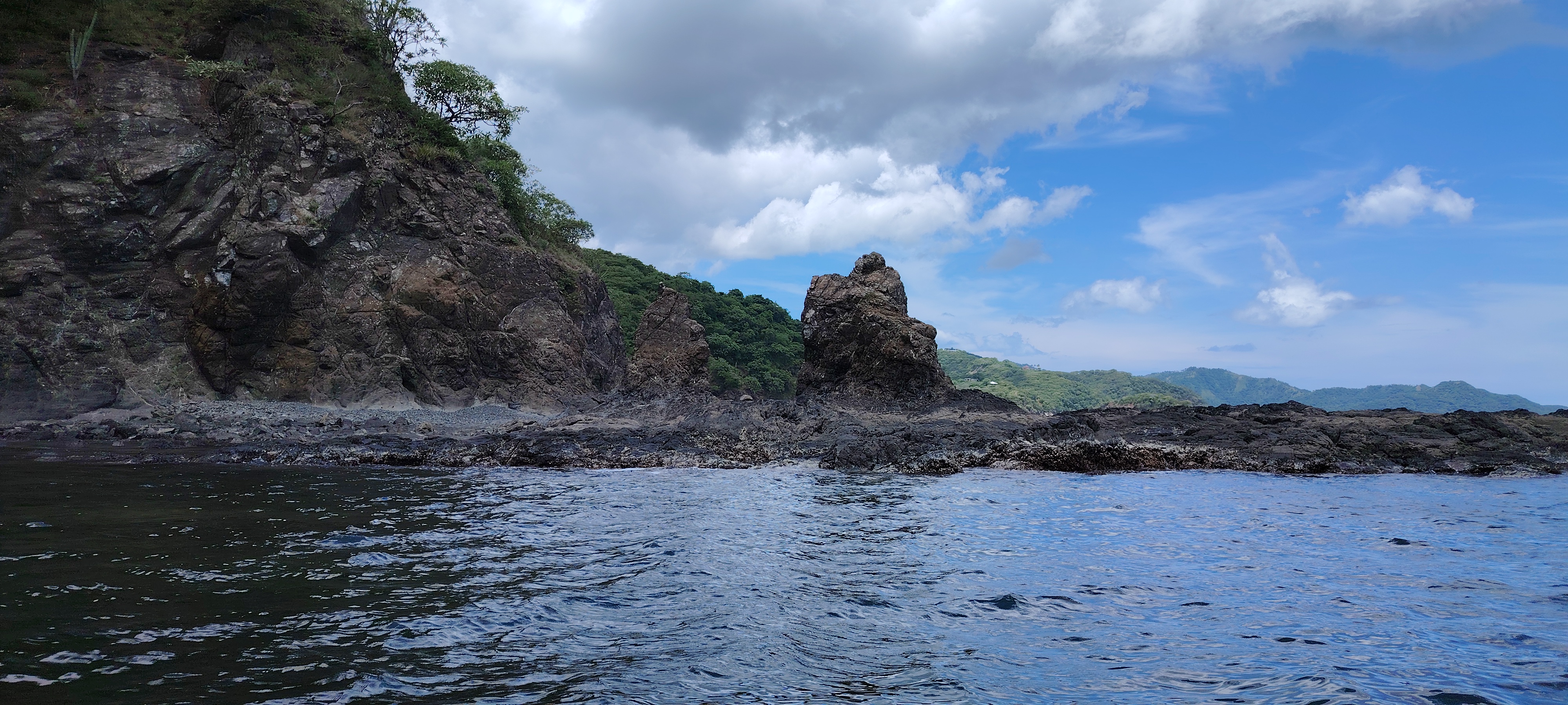 Inshore tour rock formations